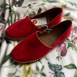 New Target red flats